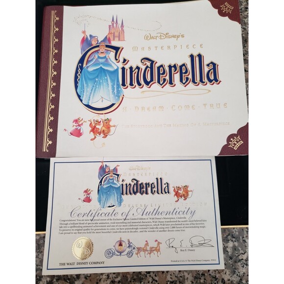 Walt Disney Cinderella Masterpiece Collection VHS Video Box Set RARE - Picture 3 of 4